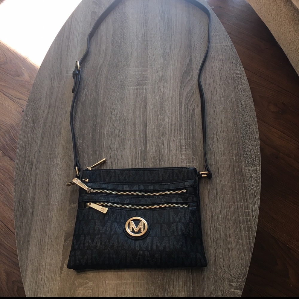 Milan brand black purse